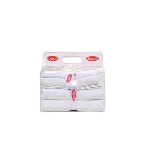 L'essential Maison Rainbow - White White Towel Set (3 Pieces) slika 5