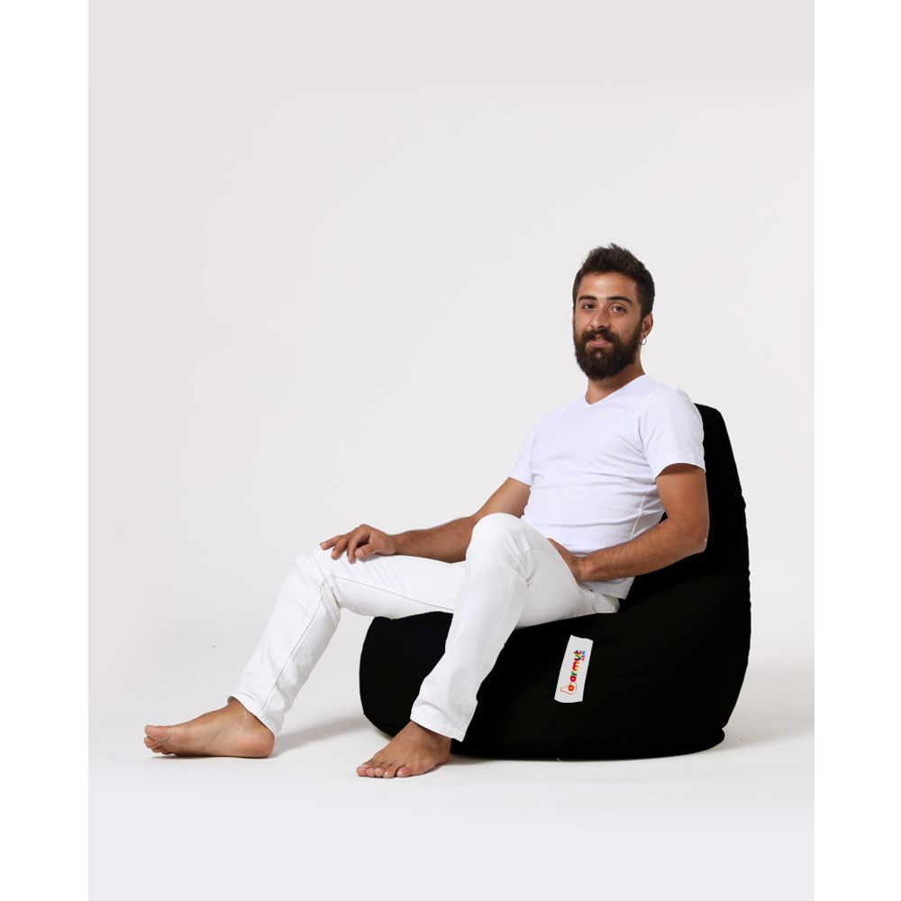 Drop L - Crni Crni Baštenski Bean Bag slika 2