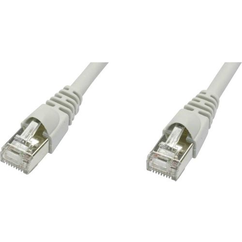 Telegärtner L00005D0035 RJ45 mrežni kabel, Patch kabel cat 5e F/UTP 10.00 m siva vatrostalan, sa zaštitom za nosić 1 St. slika 1