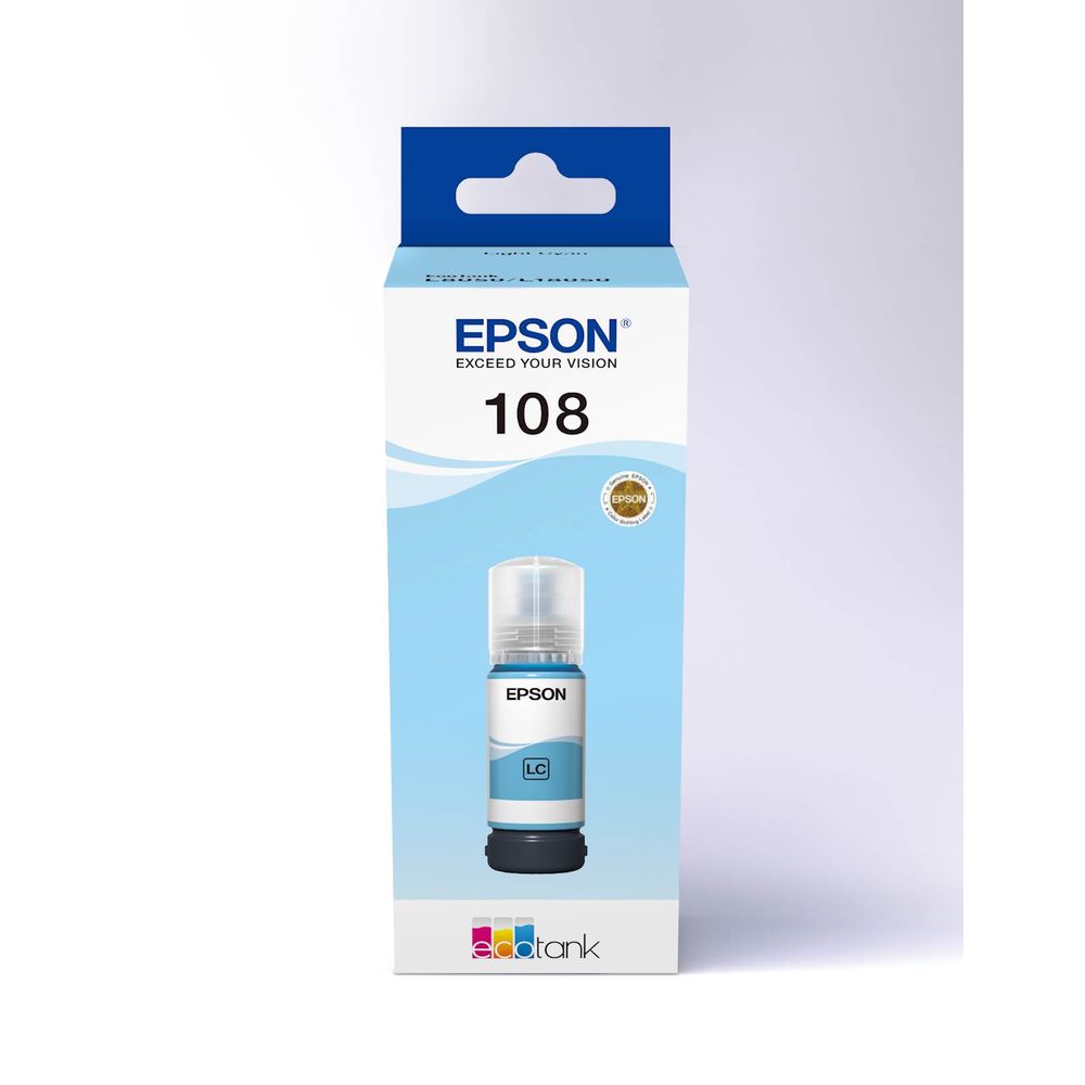 Tinta Epson 108 EcoTank Light Cyan slika 1