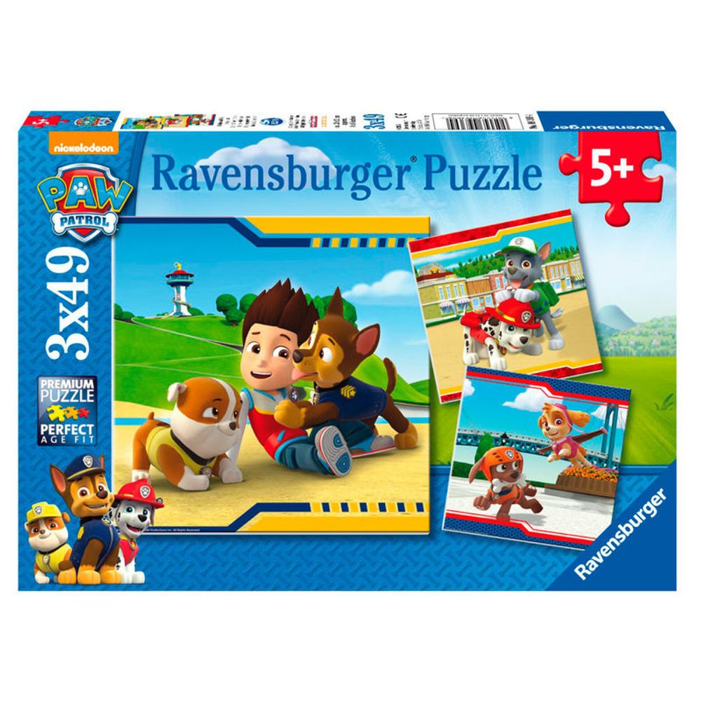 Paw Patrol puzzle 3 x 49 kom slika 2