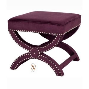 Felice Halka Pouffe 60 - Damson Damson Pouffe