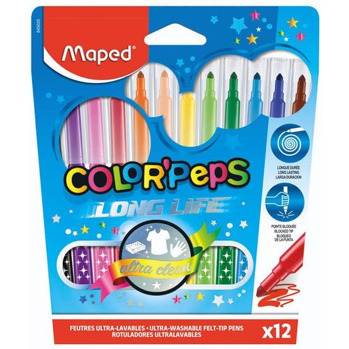 Flomasteri školski Maped Color'Peps Long life 12/1 MAP845020 slika 2