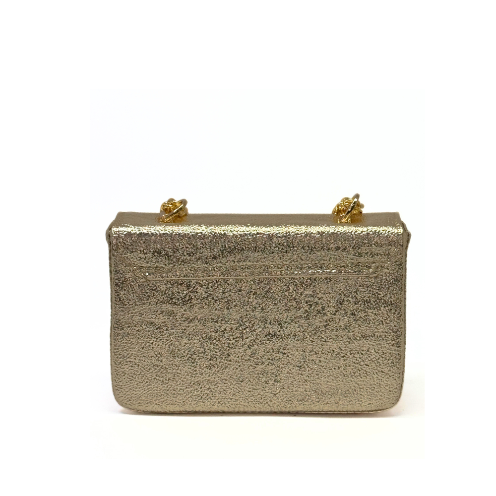 ILEA Ženska torba Nina 22x16cm, Zlatna Glitter slika 3