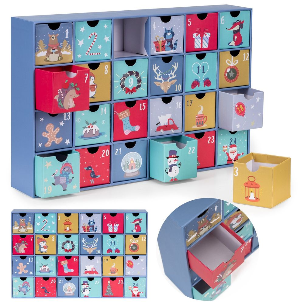 Ca1507 adventski kalendar 39 x 7 x 25 cm slika 3