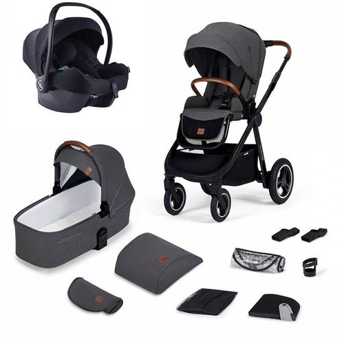 Kinderkraft dječja kolica Everyday 2u1, dark gray CZM slika 9