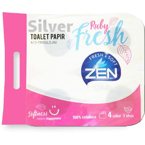 Zen toalet papir 4/1 SIlver Fresh 3 sloja   slika 1