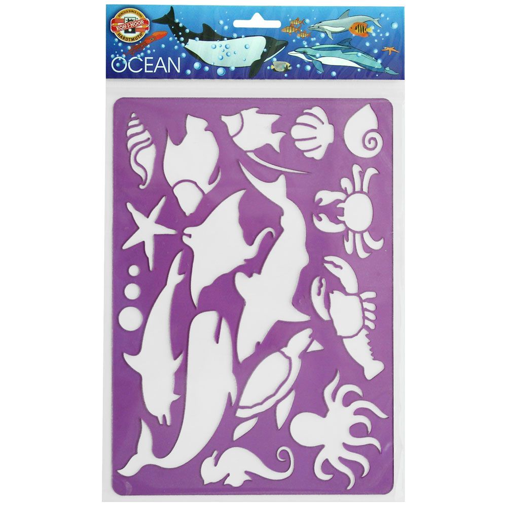 Šablona za crtanje 187x266mm Ocean K-I-N Netto slika 1