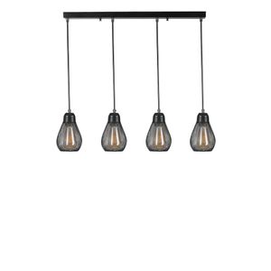 Ampül 8718-6 Black Chandelier