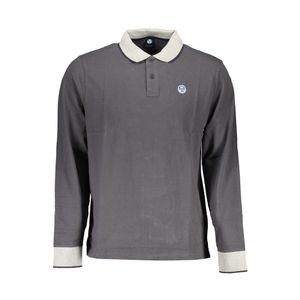 NORTH SAILS POLO LONG SLEEVE MAN GRAY