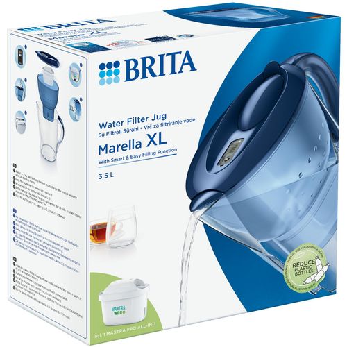 Brita Marella XL PRO bokal za filtriranje vode, 3.5l, plava   slika 2