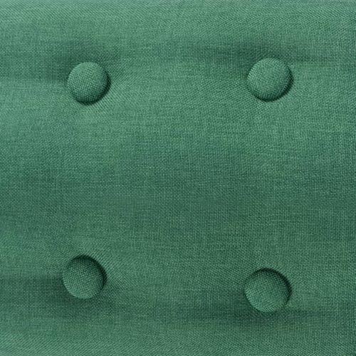 Fotelja od tkanine zelena slika 7