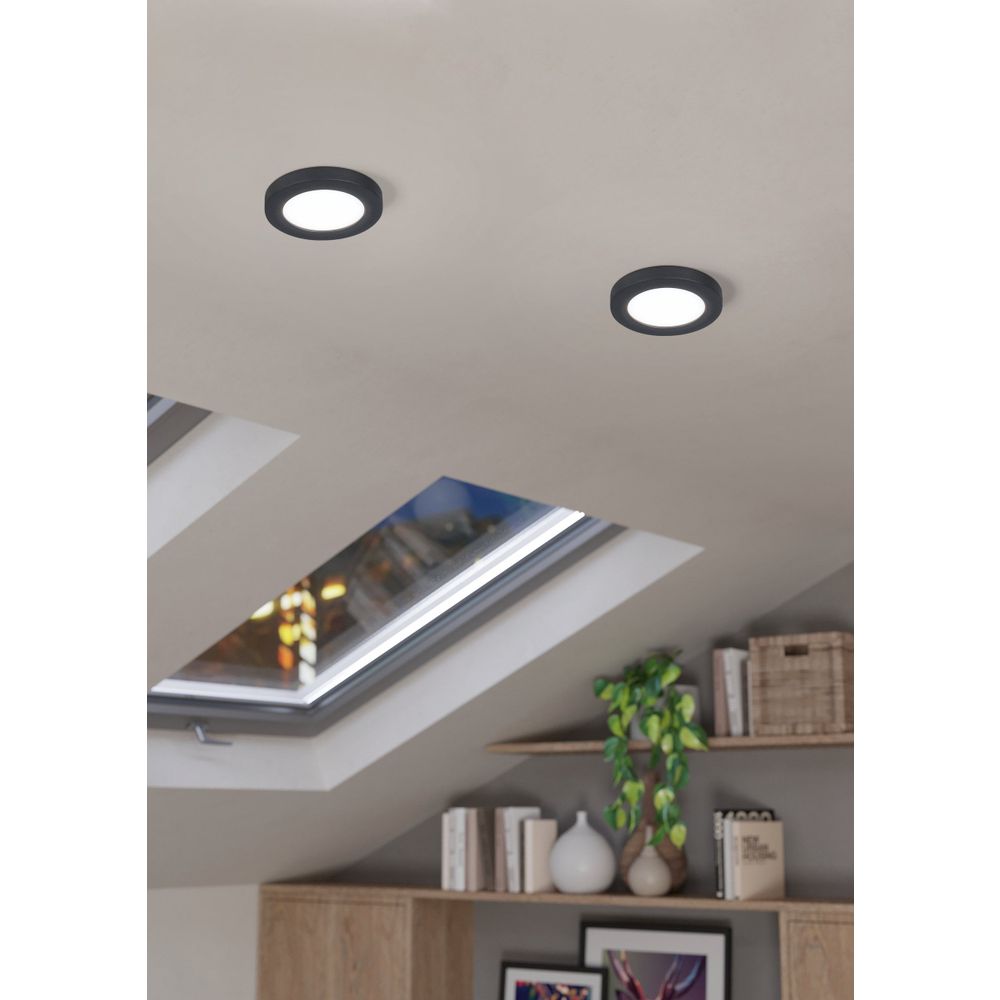 FUEVA FLEX Ugradbeno svjetlo - LED Spot Ø117mm Crno 3000K slika 2