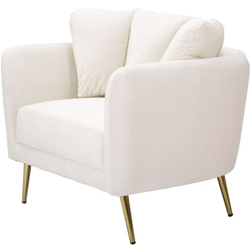 Mauro Ferretti Naslonjač ARMCHAIR KIEV CREAM cm 88X77X74 slika 3