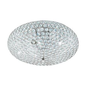 Eglo Clemente Plafonjera - E27, Ø450 mm, Krom/Kristal