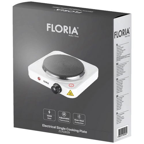 Floria Električno kuhalo, 1 ploča - 18.5 cm, 1500 W - ZLN2829 slika 2