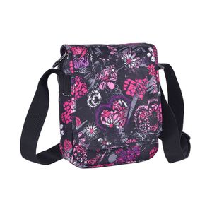 TORBICA PULSE CITY BLACK FLOWER 121441