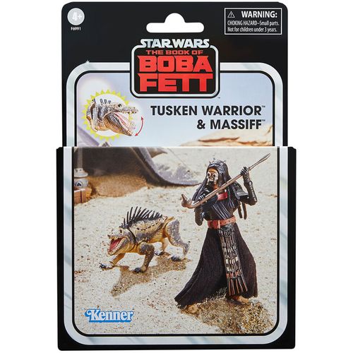 Star Wars The Book of Boba Fett Tusken Warrior & Massiff figures 9,5cm slika 3