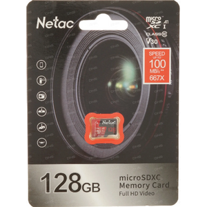 Micro SDXC Netac 128GB P500 Extreme Pro NT02P500PRO-128G-S