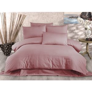 Set navlaka za pokrivač King (FR) Lilyum, boja: puder