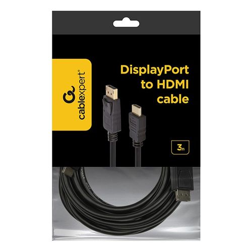 Gembird CC-DP-HDMI-3M MONITOR Cable, DisplayPort/HDMI M/M, 3m slika 3