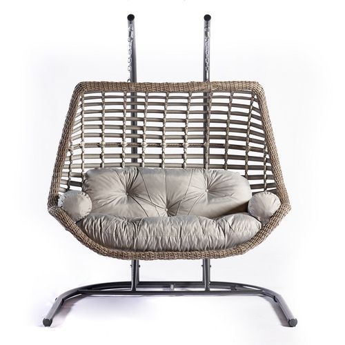 Junda - Grey Grey Garden Double Swing Chair slika 2