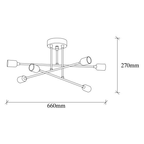 Fleur - 1504 Vintage Chandelier slika 7