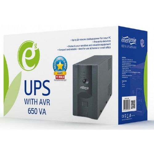 UPS-PC-652A Gembird UPS 650VA 390W sa stabilizatorom AVR slika 1