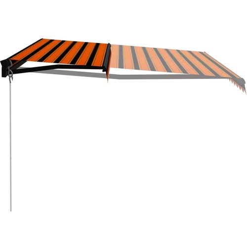 Tenda na ručno uvlačenje 450 x 300 cm narančasto-smeđa slika 9