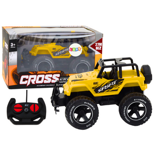 Buggy na daljinsko upravljanje Cross 1:18  - žuti