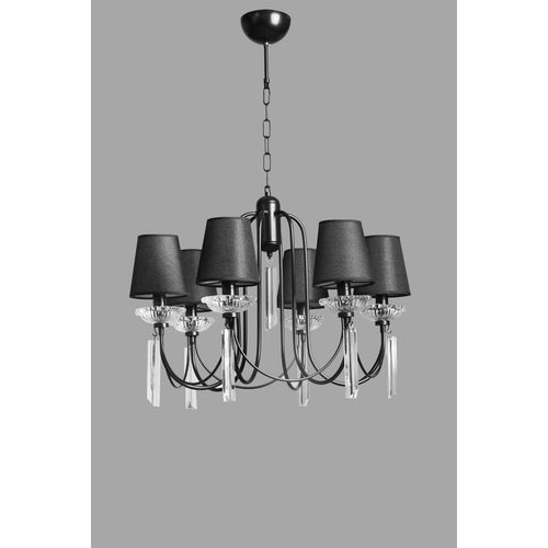 Kontes 8751-3 Black Chandelier slika 2