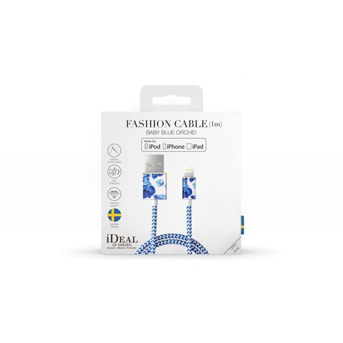 Kabel - Lightning to USB (1,00m) - Baby Blue Orchid slika 2