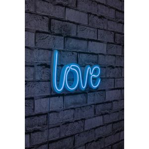 Wallity Ukrasna plastična LED rasvjeta, Love - Blue