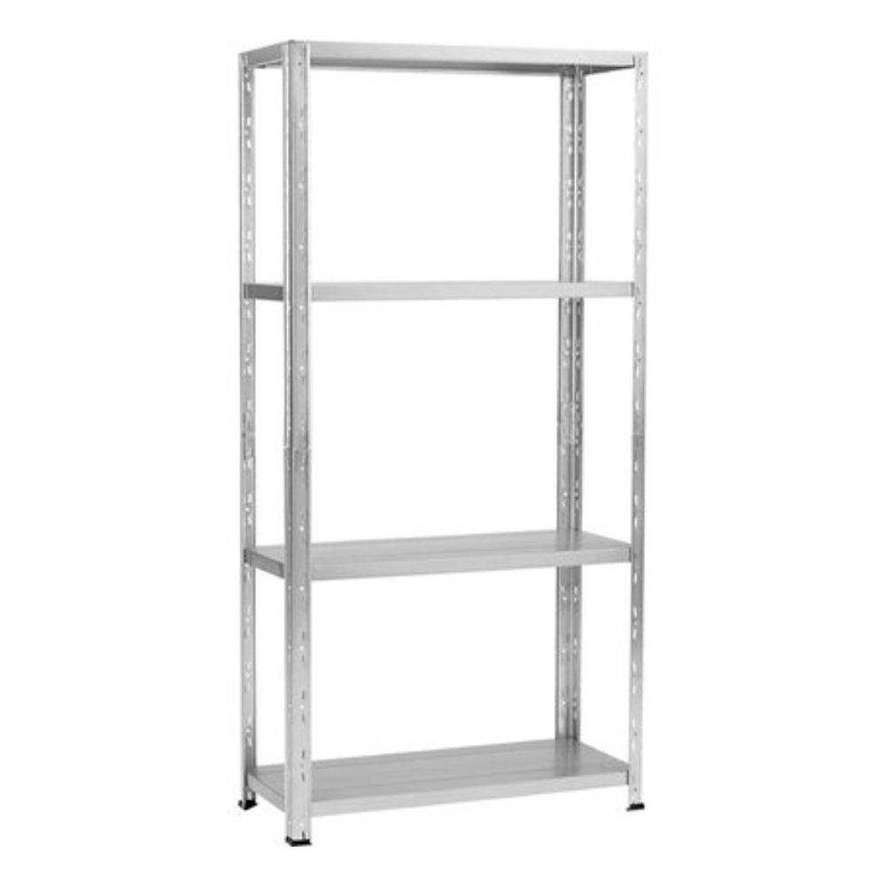 Metalna polica 75x30x150 cm, 4 kata, 40 kg, pocinčana slika 1