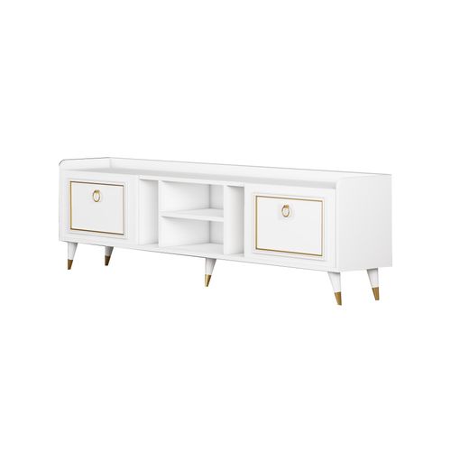 Rudy v2 - White, Gold White
Gold TV Stand slika 4