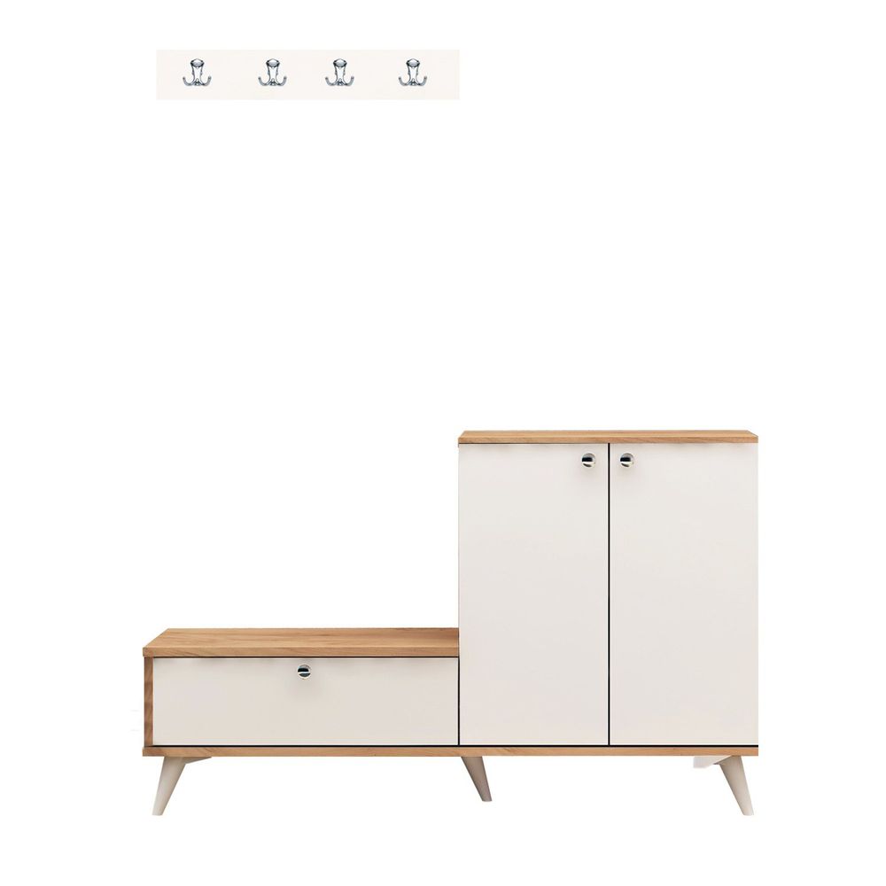 Hall stand Evva - Orah i Bijela slika 5