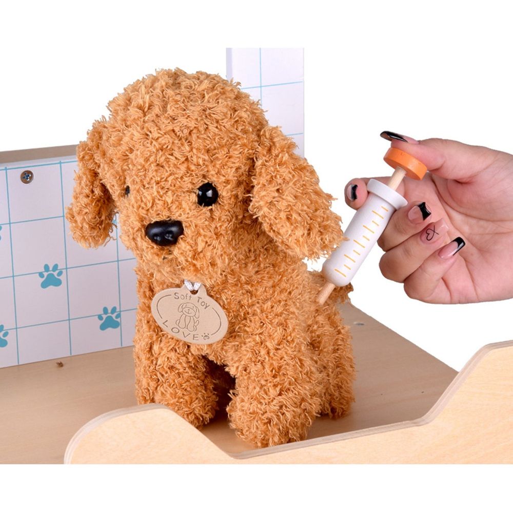 Kinder Home Drveni set za igru Pet Care Clinic - Veterinarska ordinacija slika 8