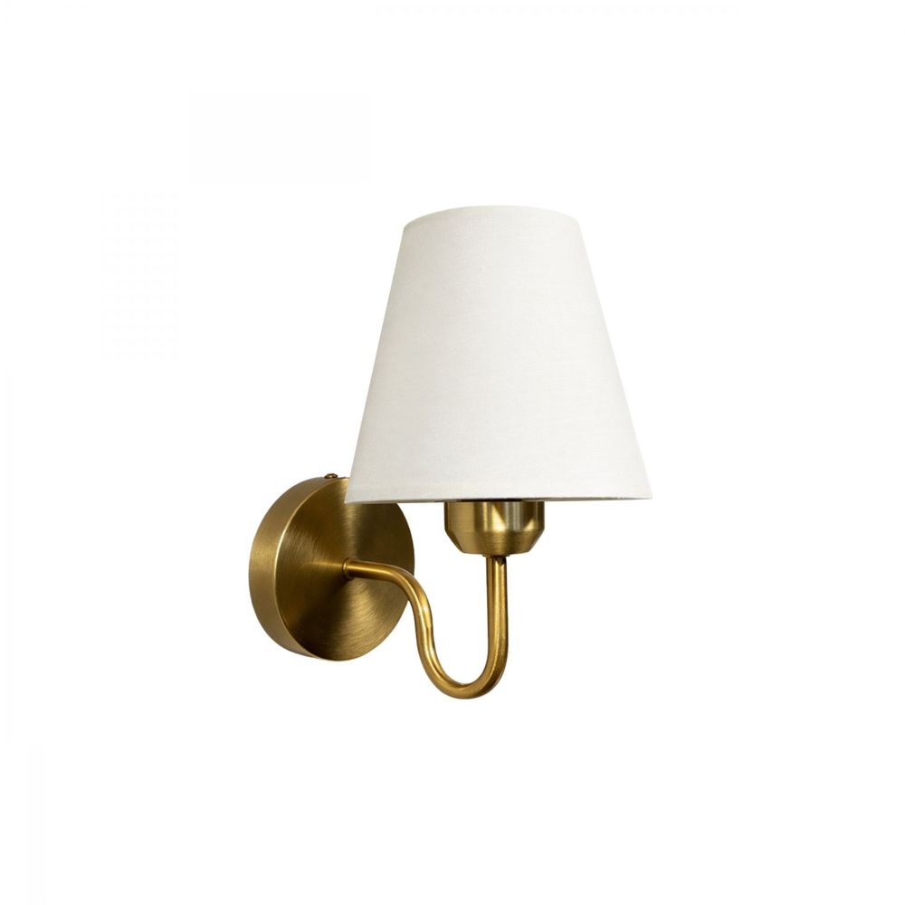 Zidna Lampa 242434 - Zlatna i Ecru slika 2