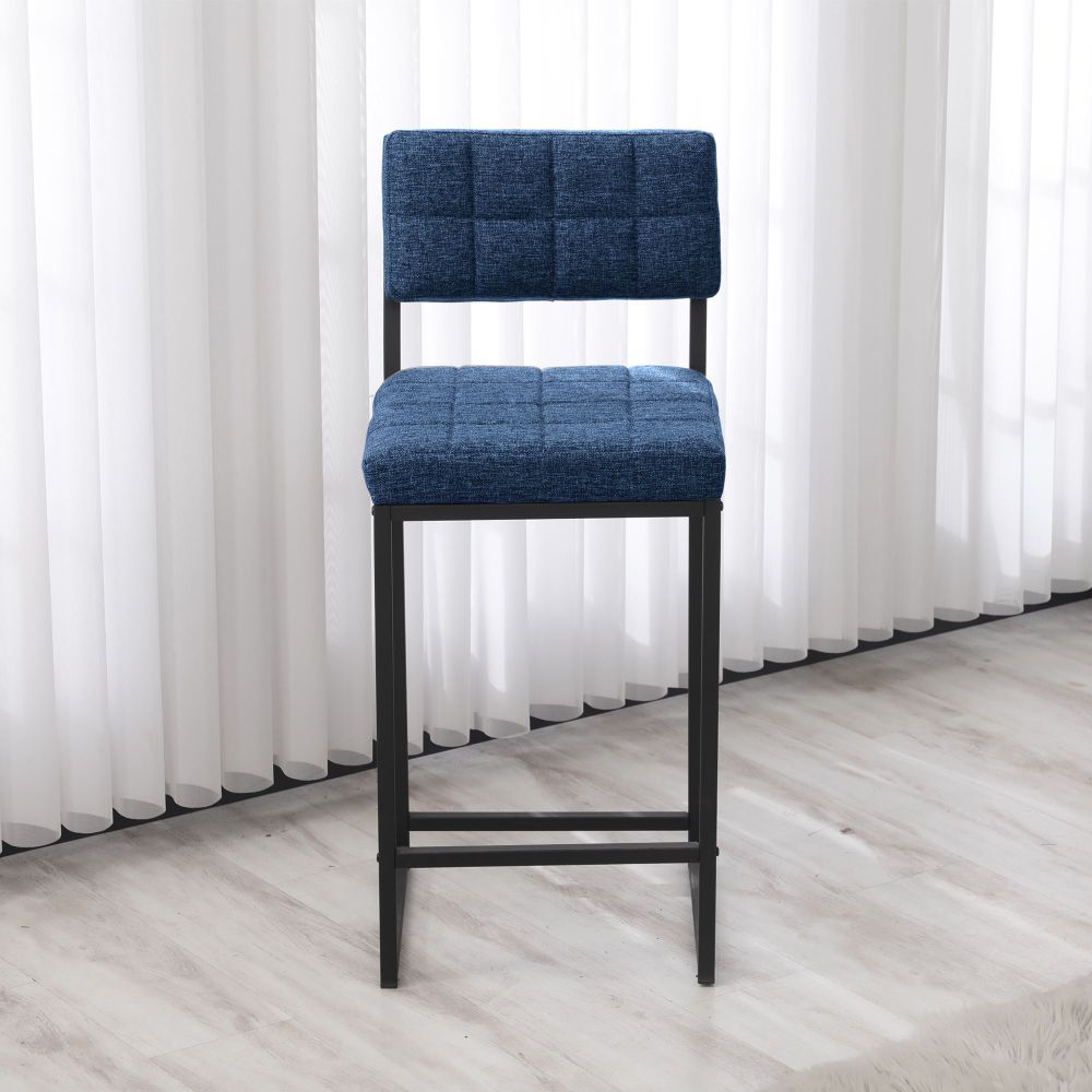 Retro Bar Stool - Plava slika 2