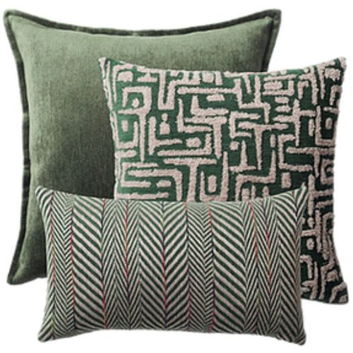 Set ukrasnih jastuka "Eliza & Sense" - zeleni slika 1