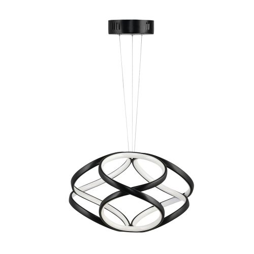 Apeiro - Black, Yellow Light Black Chandelier slika 6