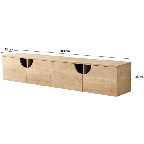 Grotte - Oak Oak TV Stand slika 7