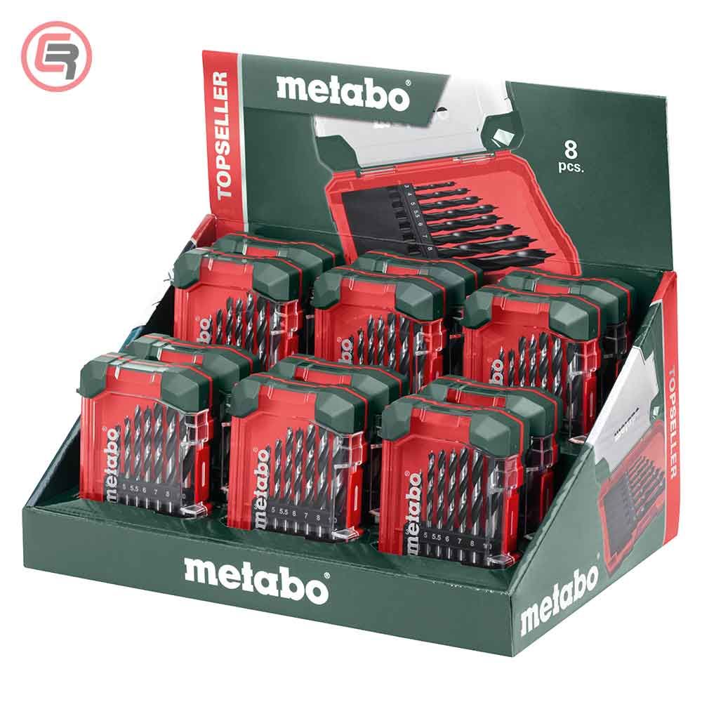 Metabo Garnitura Svrdala Za Drvo 3-10 mm / 8 dijelna U PVC Kutiji "SP" – 626705000 slika 3