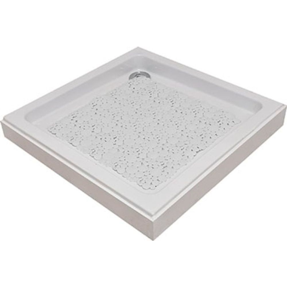 TENDANCE Podloga za kadu Bubbles 50x50cm Bijela slika 1