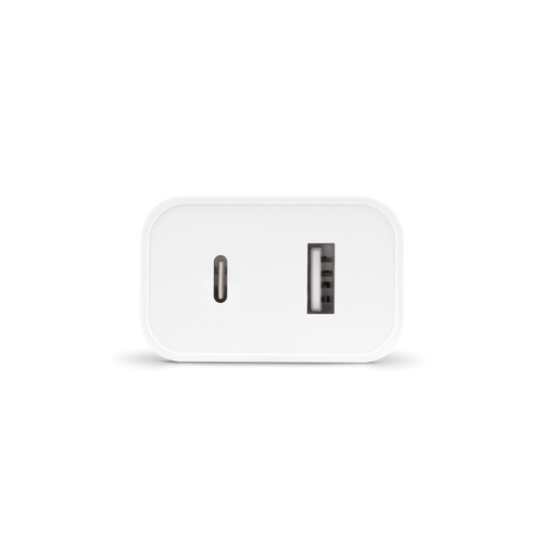 Ttec Punjač - SmartCharger Duo PD Travel Charger  USB-C+USB-A 32W White slika 2