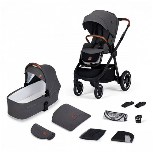 Kinderkraft dječja kolica Everyday 2u1, dark gray CZM slika 2