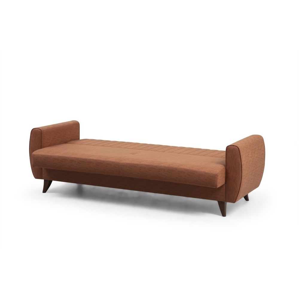Alkon - Sofa na Razvlačenje u Crvenoj Boji sa 3 Mjesta slika 7