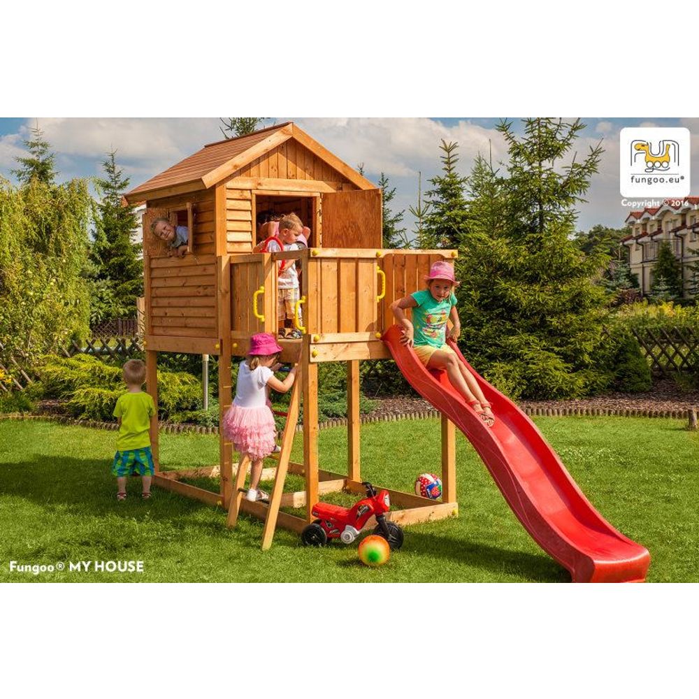 Fungoo Kućica MYHOUSE - Drveno dječije igralište slika 1