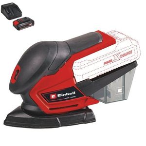 Einhell Akumulatorska vibraciona brusilica TE-OS 18/150 Li Solo + Baterija 2.5 Ah i punjač
