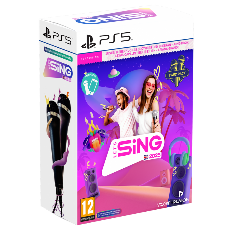 Playstation Let’s Sing 2025 – Paket s dva mikrofona (Playstation 5) image